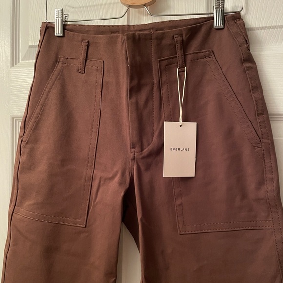 NWT Everlane The Bi-Stretch Utility Pant Cocoa 2 - Picture 9 of 11